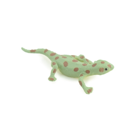 Spotted Gecko, Lizard, Rubber Reptile, Hand Painted, Educational, Realistic, Model, Toys, Kids, Gift, 2 1/2 Inches. WR46 B197