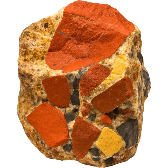 Spotted Jasper Raw Crystals and Healing Stones (1 Piece)