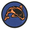 thumbnail image 1 of Spotted Koi Fish Applique Multi-Color Embroidered Hook & Loop Patch - 3.5 Inch Large, 1 of 5
