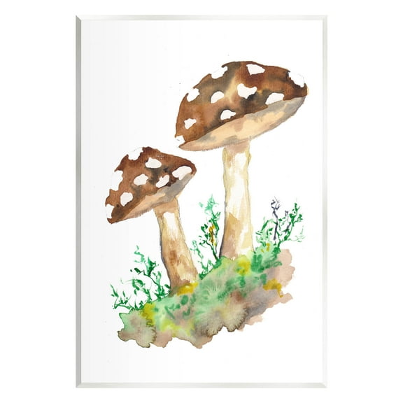 Spotted Mushroom Forest Plant Botanical & Floral Graphic Art Unframed Art Print Wall Art