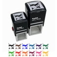 thumbnail image 1 of Spotted Narwhal Unicorn of the Sea Self-Inking Rubber Stamp Ink Stamper - Fuchsia Ink - Small 1 Inch, 1 of 7