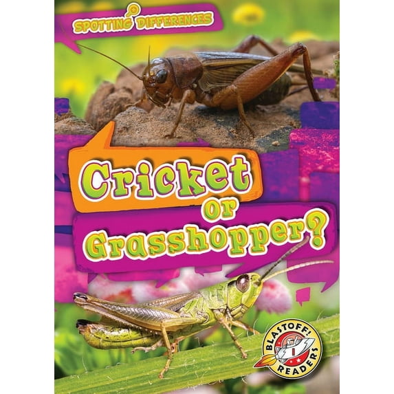 Spotting Differences Cricket or Grasshopper?, (Hardcover)