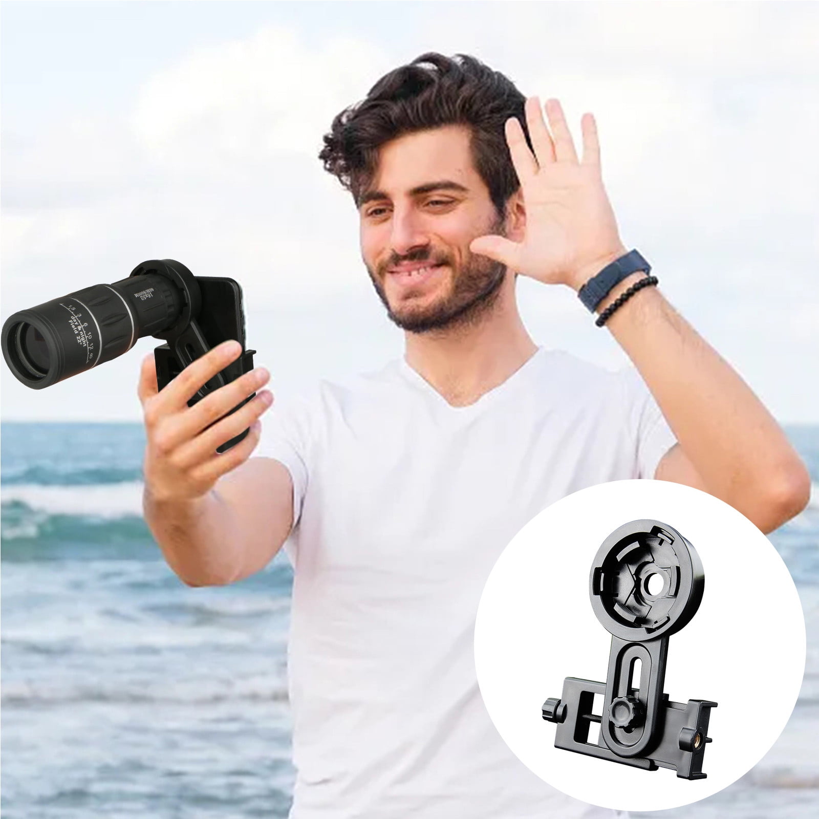 Spotting Scope Smartphone Camera Adapter Cell Phone Photography Adapter