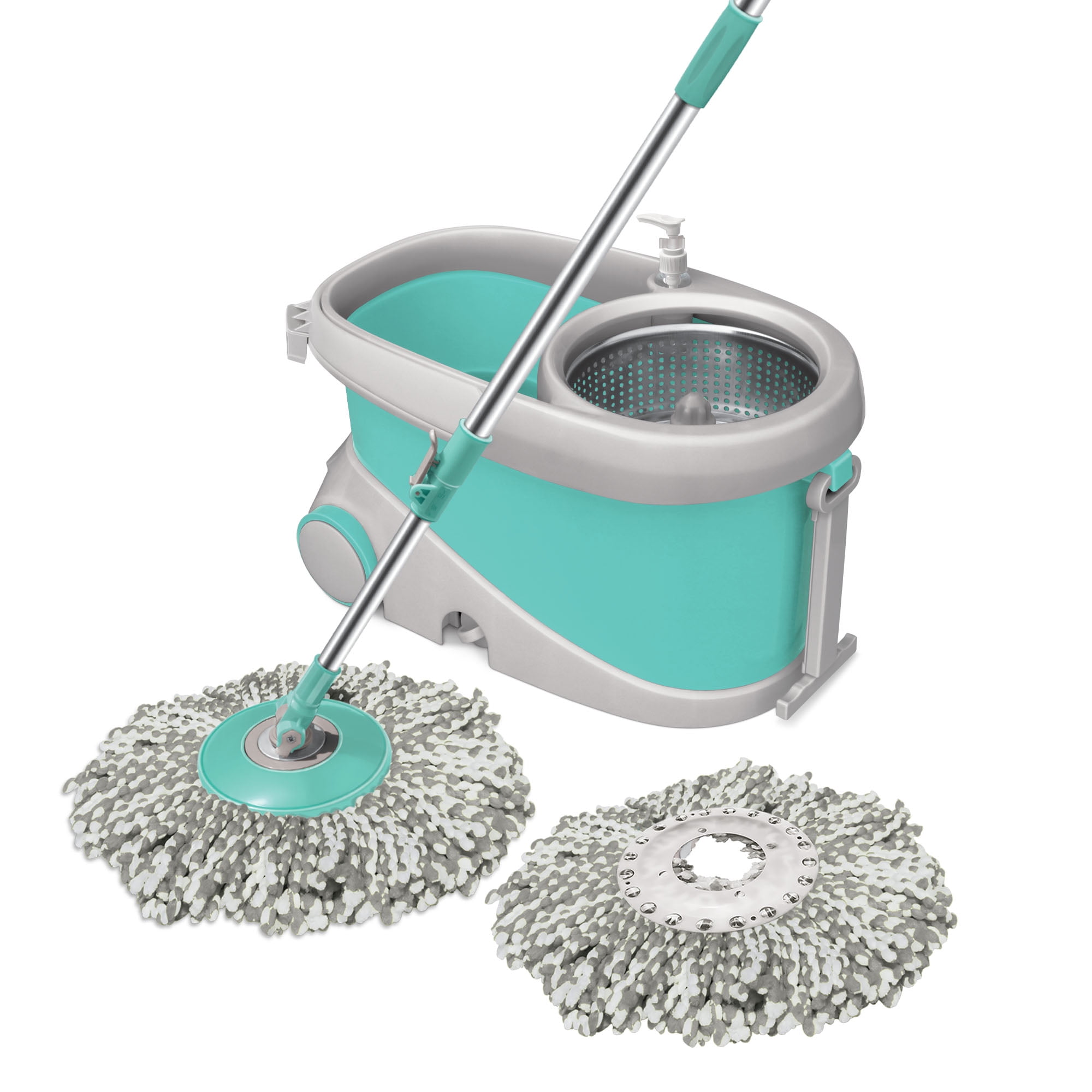 Spotzero by Milton Prime Spin Mop Bucket, Extendable Handle, Liquid