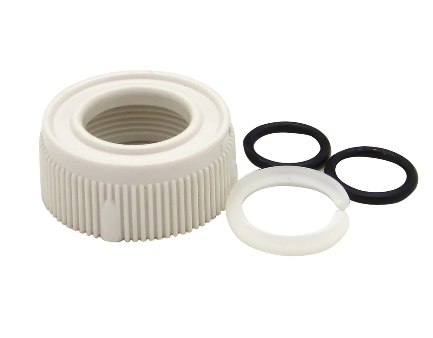Spout Nut and Rings Replacement Kit for RV Faucets White DFRK510