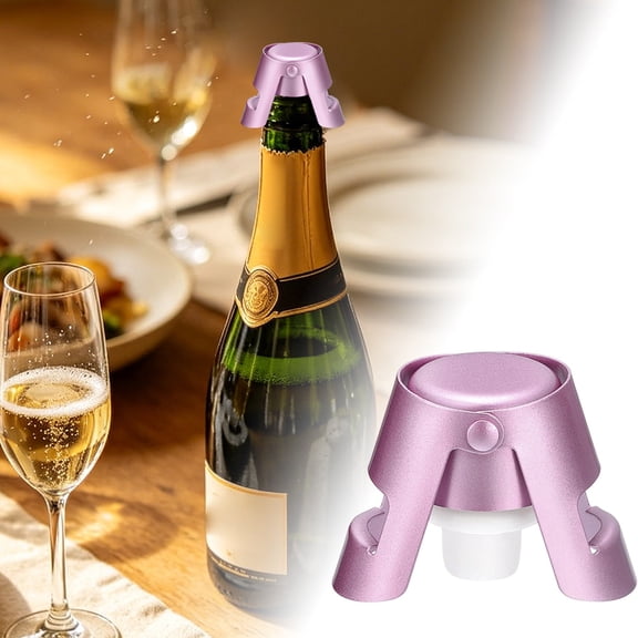 Spout Stopper Stainless Steel Leak Proof Seal Elegant Handle for Pouring Freshness Preservation