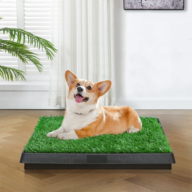 Spoway 25" x 20" Puppy Training Toilet Artificial Grass Dog Pee Pad Pet