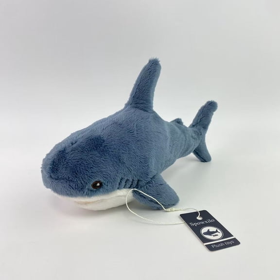 Spowxilo Plush toys,Giant Shark Plush Pillow Soft Toy Stuffed Blue Shark Animal Pillow Comfortable Sleeping Pillow Back Cushion Doll Gift