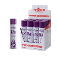 thumbnail image 1 of Spozer Butane Lighter Gas Pure 99.99% Premium 300ml(10.14 Oz) 12 Cartridges, 1 of 7