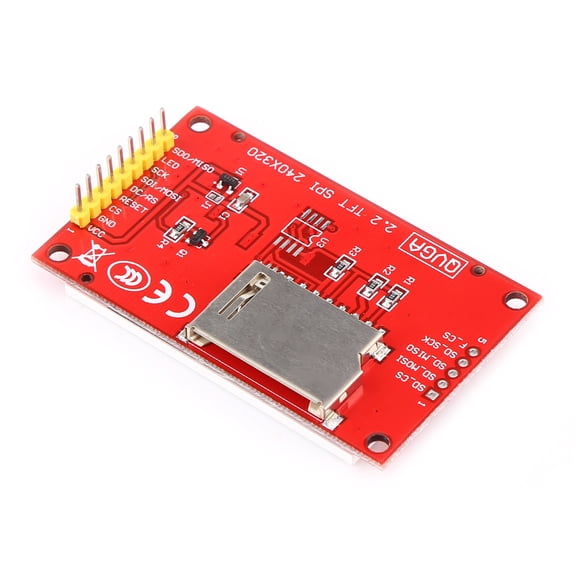 Spptty 2.2 in / 5.5 cm 240x320 Serial Port TFT SPI LCD Screen Display Module Board, Compatible with 5110 Interface 3.3V 5V