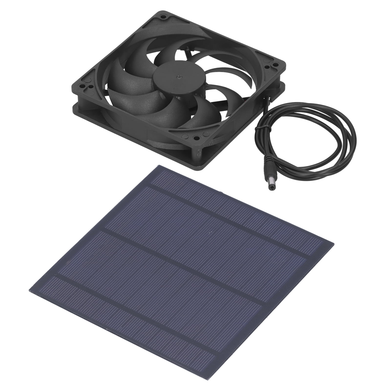 Spptty Greenhouse Ventilator,5W Solar Panel Board With Ventilation Fan
