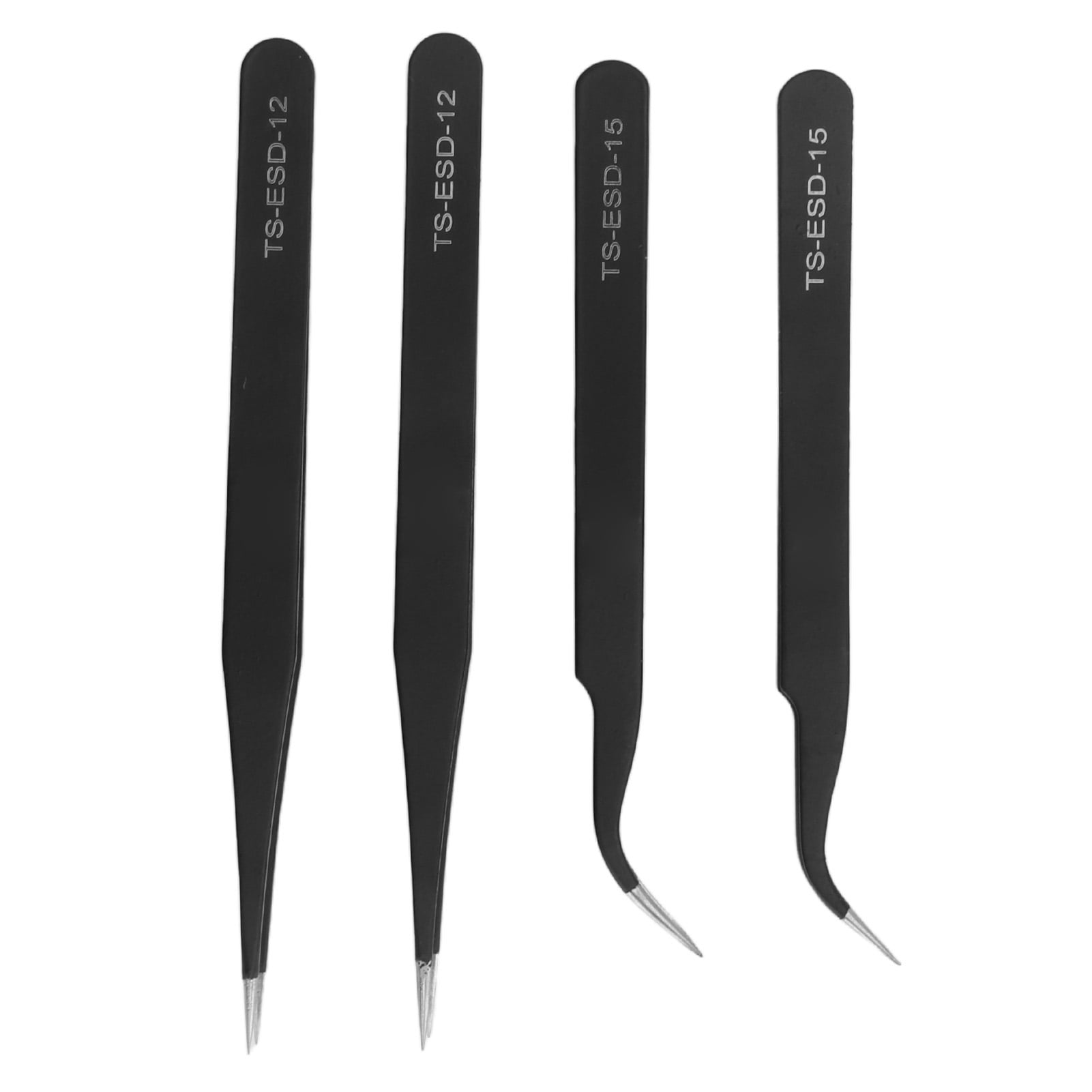 Spptty Medical Tweezers,Lash Extension Tweezers,4 Pcs Accurate Tweezers