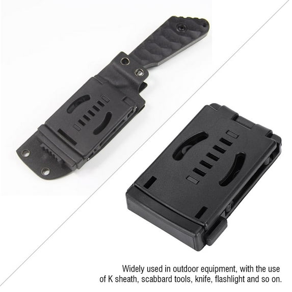 Spptty Scabbard Belt , Sheath Clamp,Camping Multifunctional Knife K Sheath Scabbard Clamp Waist Back Belt Clip