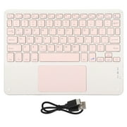 Spptty Wireless Keyboard with Touchpad Low Noise Quadrate Keycap 10inch Multifunctional Wireless Keyboard for Phone Laptops,Wireless Keyboard,Wireless Touchpad Keyboard