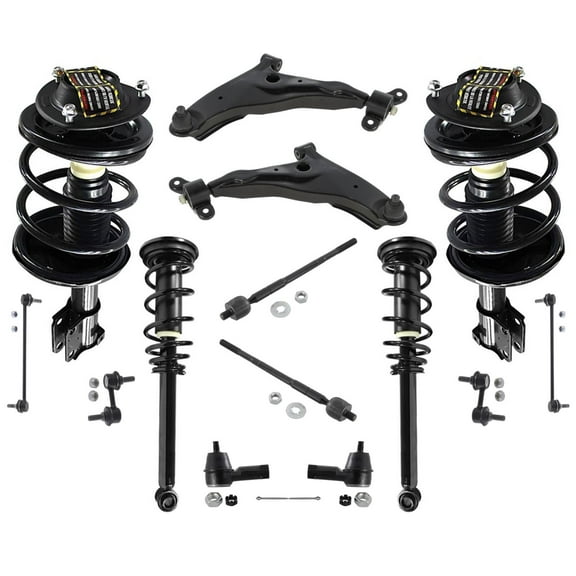 Spr Struts Control Arms Tie Rod Eclipse Coupe 2001-05 For Mitsubishi Coupe 14pc