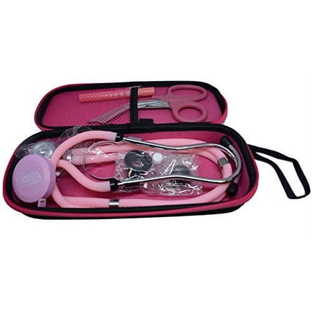 Sprague Rappaport Stethoscope Dual Head Adult + Free Lightweight Storage Case, Multipurpose Sheers, Penlight, Measuring Tape