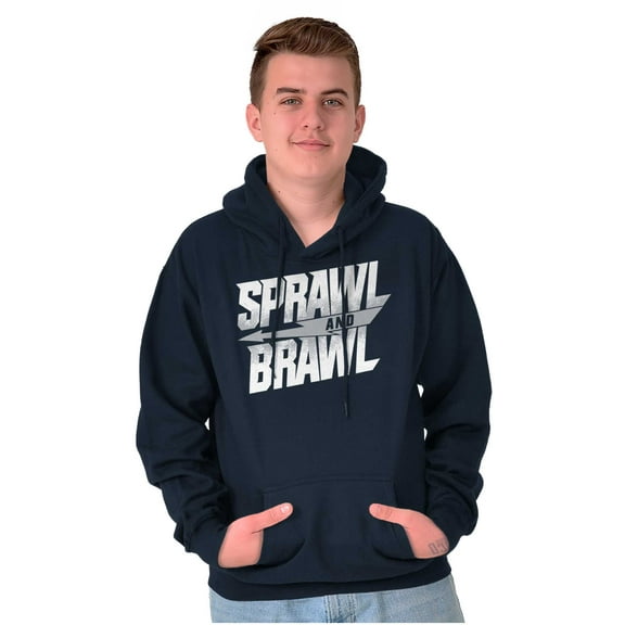 Sprawl and Brawl Muay Thai Fight Hoodie Sweatshirt Women Men Brisco Brands M