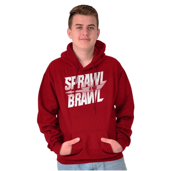 Sprawl and Brawl Muay Thai Fight Hoodie Sweatshirt Women Men Brisco Brands M