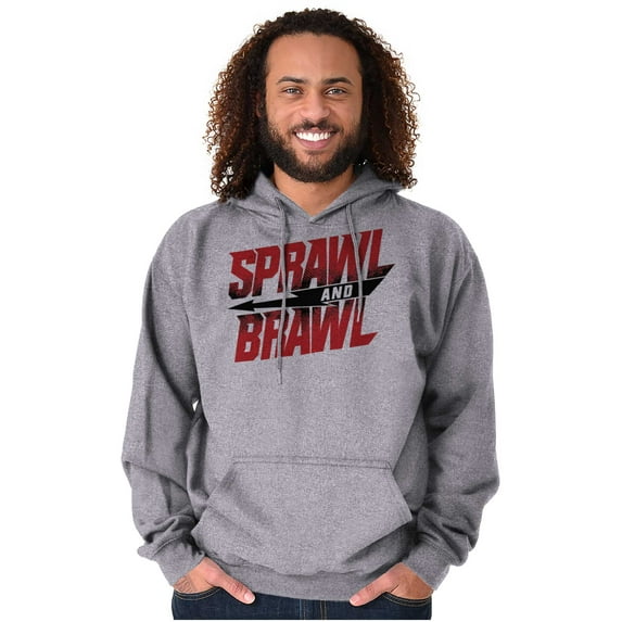 Sprawl and Brawl Muay Thai Fight Hoodie Sweatshirt Women Men Brisco Brands S