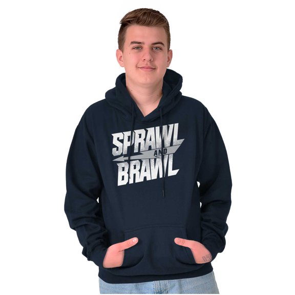 Sprawl and Brawl Muay Thai Fight Hoodie Sweatshirt Women Men Brisco Brands S