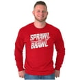 thumbnail image 1 of Sprawl and Brawl Muay Thai Fight Long Sleeve TShirt Men Women Brisco Brands X, 1 of 6