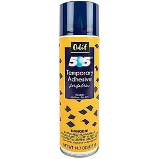 Odif 505 Spray and Fix Temporary Fabric Adhesive Basting Glue 6.22oz, 505  Spray Adhesive for Embroidery, Quilt Basting Spray for Quilting, Plus 25  Sewing Fabric Clips 