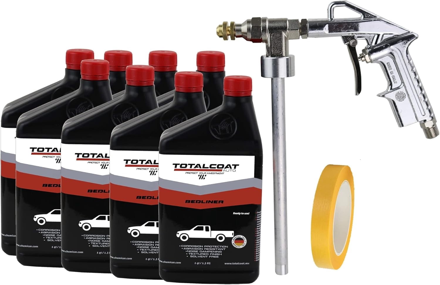 Spray In Bedliner Green, Durable Truck Bed Coating Protects from Rust ...
