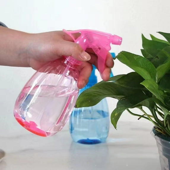 Spray Bottle Plastic Pressure Watering Can Indoor Plants Spray Bottle 0.5L/17 oz Handheld Spray Bottle for Plants Cleaning Solutions