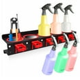 thumbnail image 1 of Spray Bottle Storage Rack - Wall Mounted Aerosol Bottle Organizer with 5 Hooks, 1 of 6