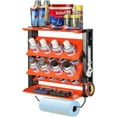 Spray Can Holder, Lube Can Wall Mount Storage Rack Heavy Duty Paint