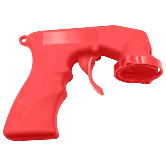 Spray Can Nozzle,Spray Paint Handle,Spray Can Trigger with Full Hand Grip,Instantly Converts Spray Cans into Spray Guns, Reusable Paint Handle with Trigger, Full Comfort Hand Grip(Red)