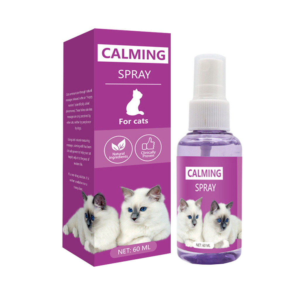 Spray Cat Calming Stress Pet Kitten Deterrent Cats Collar Pheromone