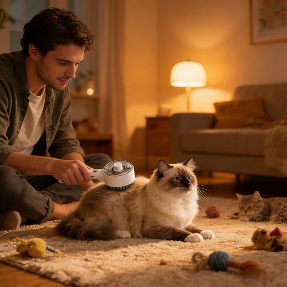 Spray Cat Comb Cat Hair Comb Steam Cat Hair Comb Steel Needle Hair Brush Hair Duster Cat Hair Removal