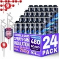 thumbnail image 1 of Ixirpro 24-Pack Expanding Spray Foam Insulation (25.4 oz / 720g) - High Density Closed Cell Sealant for Walls, Ceiling, Windows & Doors, 1 of 9