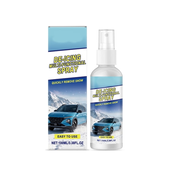 Spray For Car Window Ice Removal Long Lasting Protection Safe And Convenient Car Spray 100Ml