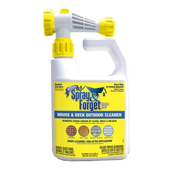 Spray & Forget 7002832 32 oz House & Deck Cleaner Liquid - Pack of 6 ...