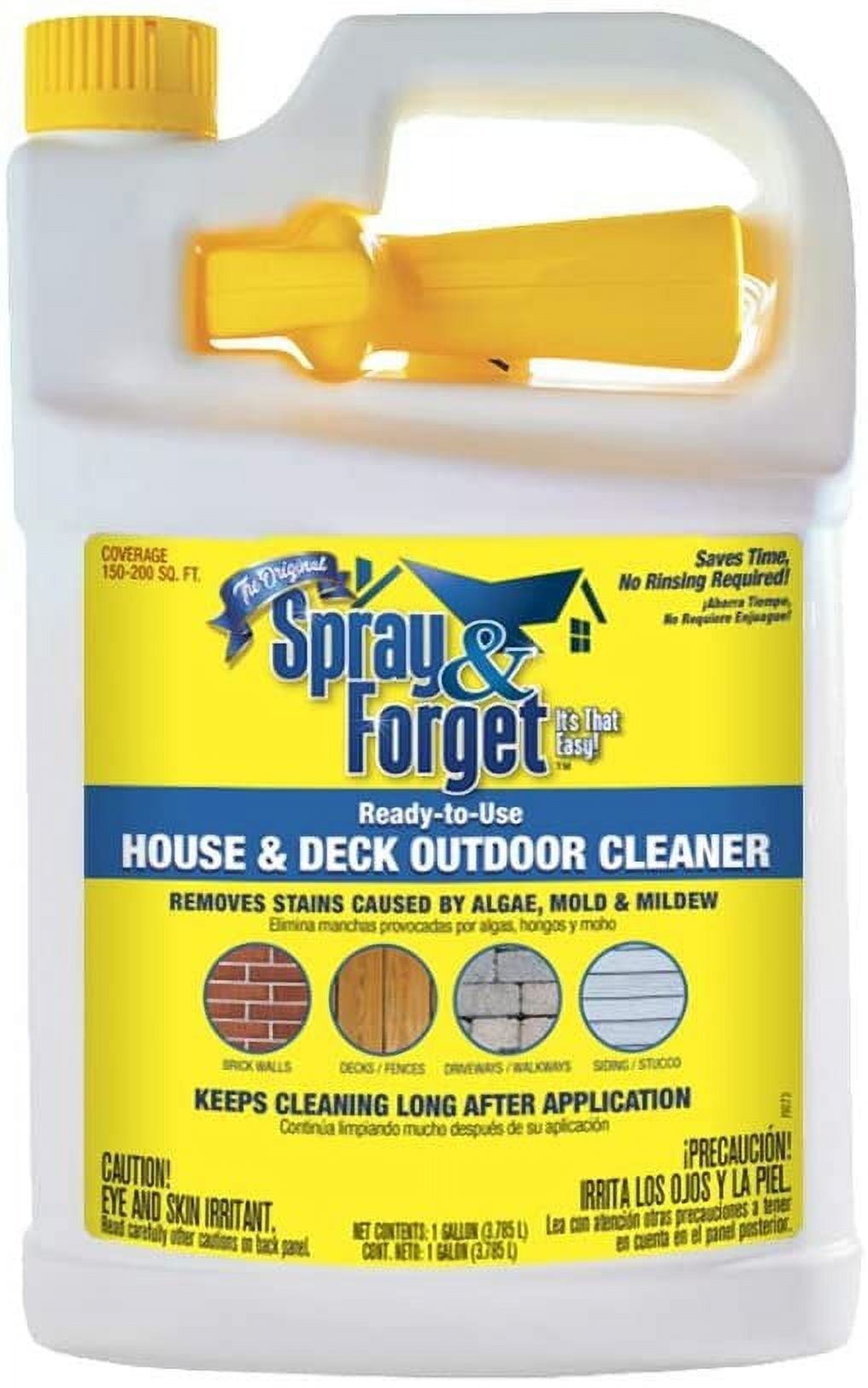 Spray & Sprat & ReadytoUse House & Deck Outdoor Cleaner