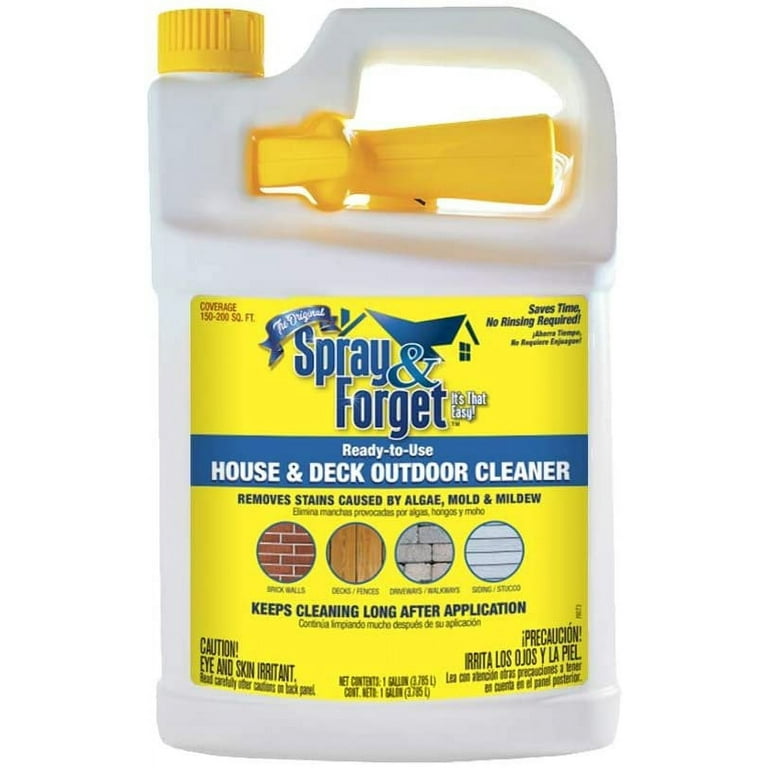 Spray & Forget 1 Gallon Mold & Mildew Roof Cleaner Concentrate
