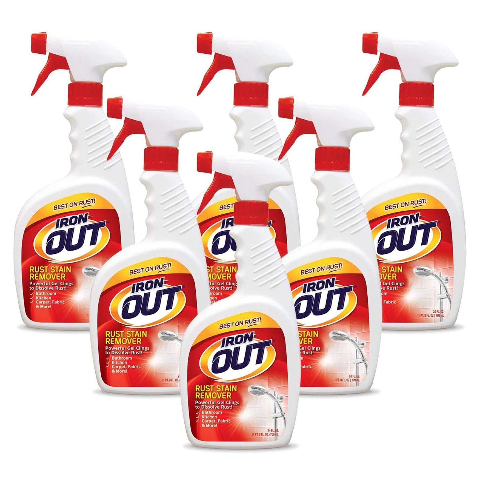 Spray Gel Rust Stain Remover, Remove and Prevent Rust Stains in