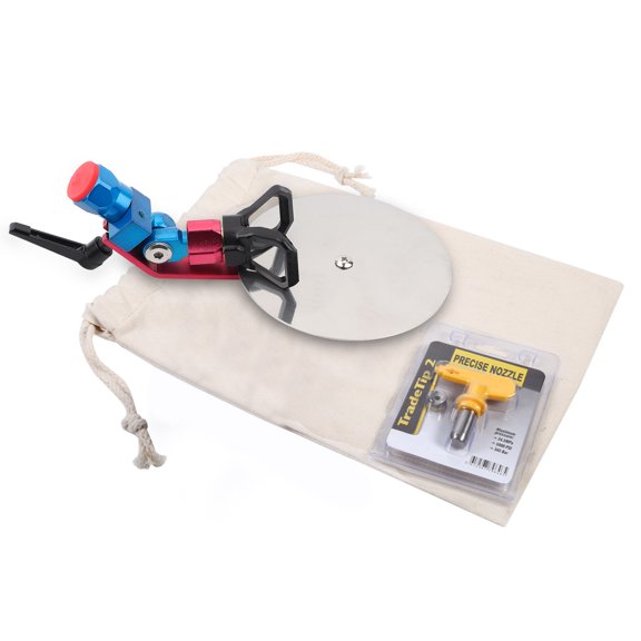 Spray Guide Tool For Clean Edges  Trim, Tungsten Steel, Fits 7/8" Spray Guns, Includes 315 Nozzle