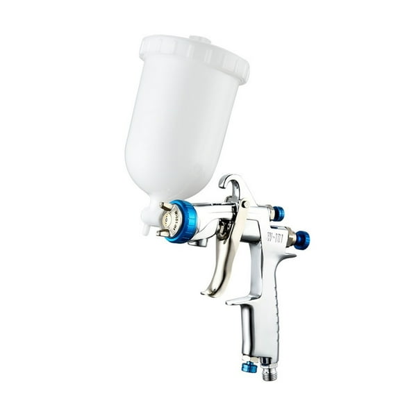 Spray Gun 400CC Plastic Pot Metal Cup 1.3/1.8mm W101 Authentic Sprayer Pneumatic Paint Airbrush Tool ,Easy to Operate