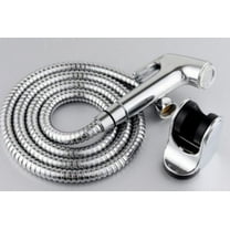 Spray Gun Set Shower Heads, 1 Wall Bracket, 1 Showerhead, 1 Showerhead Hose Shower, Silver
