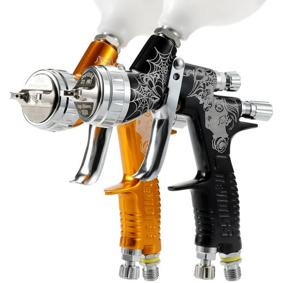 Spray Gun devilldiss HVLP Pro Painting Gun TE20 1.3mm Paint Gun Water Based Air