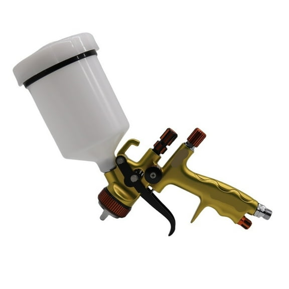 Spray Gun with 600CC Plastic Tank,Car Repair Spray Paint Gun,Tank and Adpater Air Paint Gun ,Corrosion-Resistant