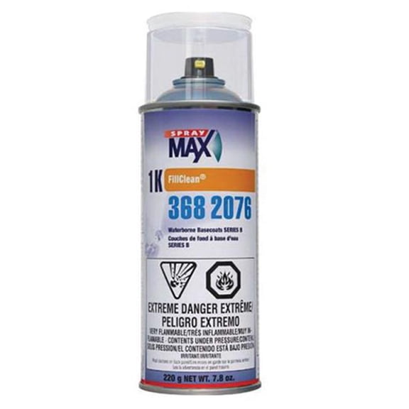 Spray Max SMX3682076 7.8 oz Fill Clean Series B Waterborne Basecoat, Clear