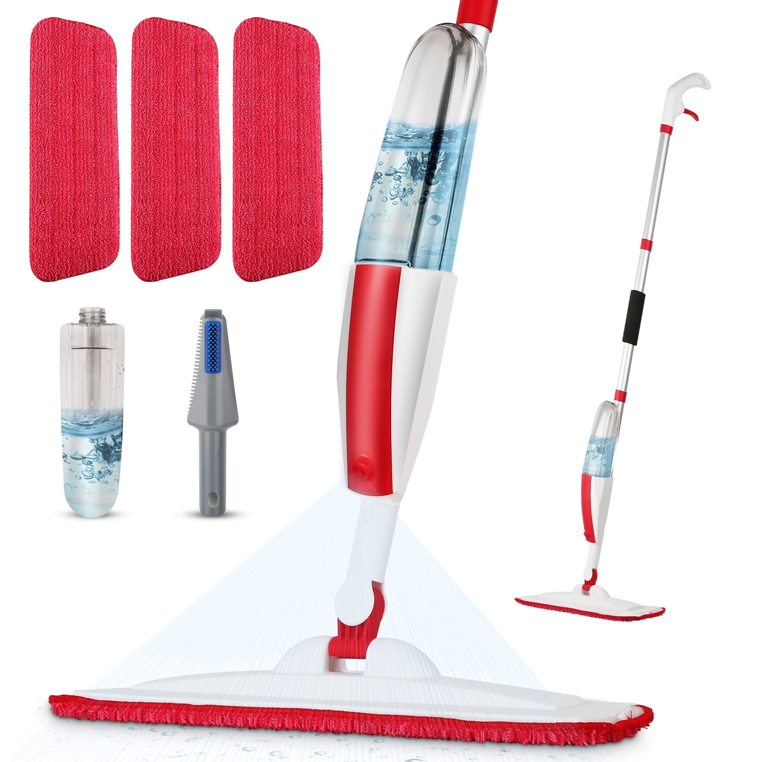 Spray Mop Floor Cleaning Flat Mop Set