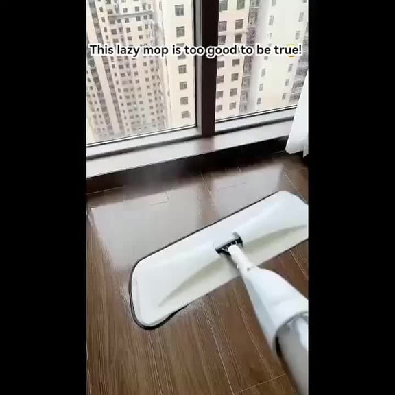 Spray Mop for Floor Cleaning - Microfiber Flat Mop with Refillable Bottle & 4 Washable Pads, Wet/Dry Dust Mop for Hardwood, Tile, Laminate & Kitchen Floors