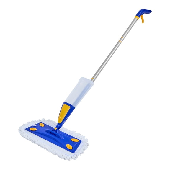 Spray Mop for Floor Cleaning, 3 Washable Microfiber Pads, 27oz Refillable Tank, Wet Dry Mop for Wood Tile Vinyl