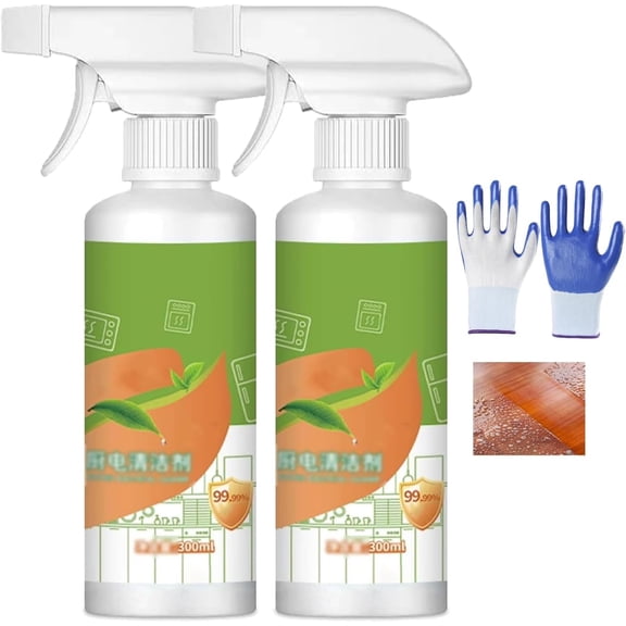 Spray Multi-Purpose Cleaner, Natural Formula Kitchen Degreaser for Appliances, Gentle Household Cleaning Spray for Stove Oven Range Hood