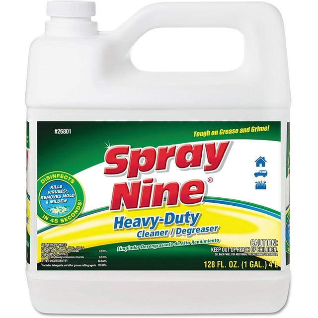 Spray Nine 268014 Heavy Duty Cleaner/Degreaser, 1gal, Bottle